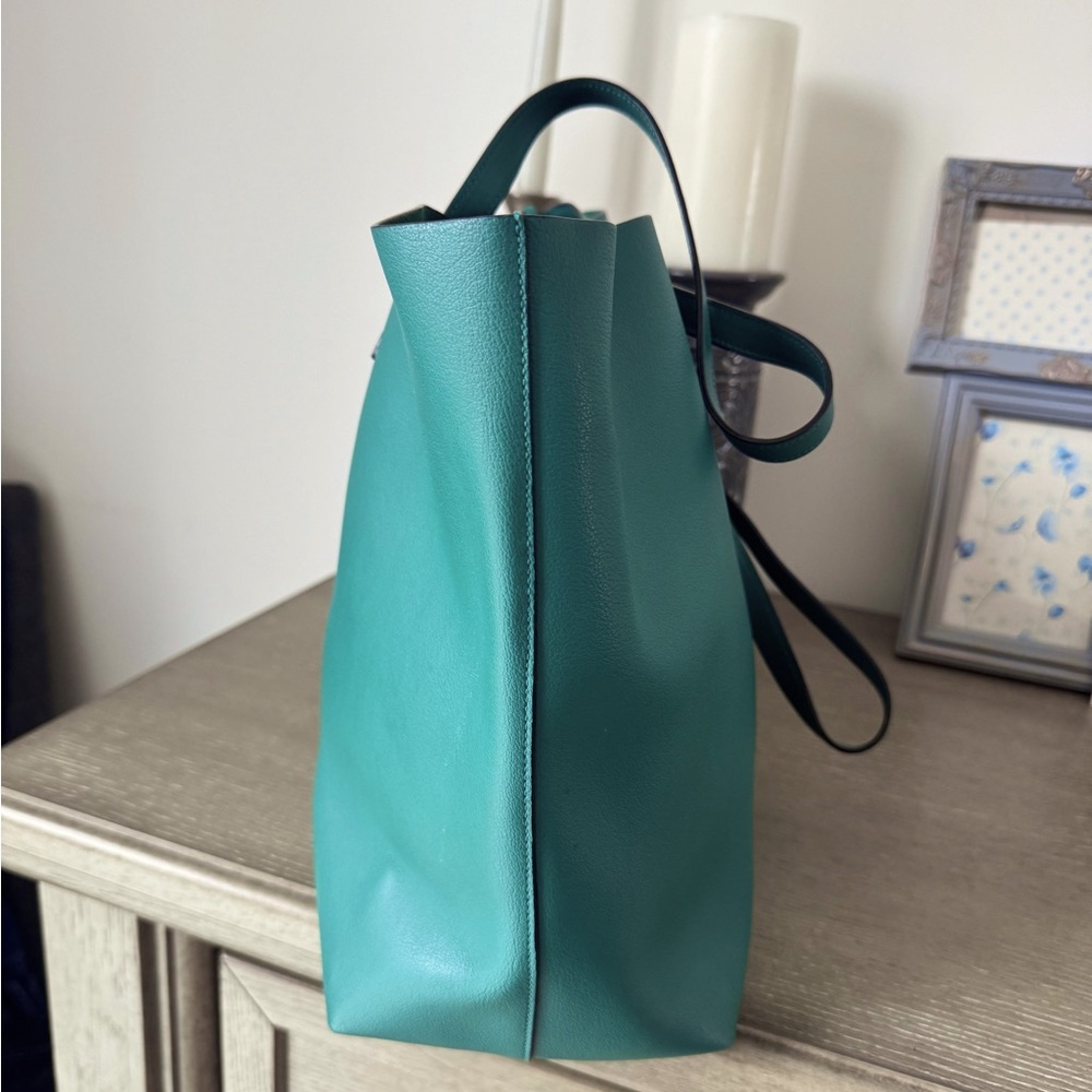 Saint Laurent tote bag green